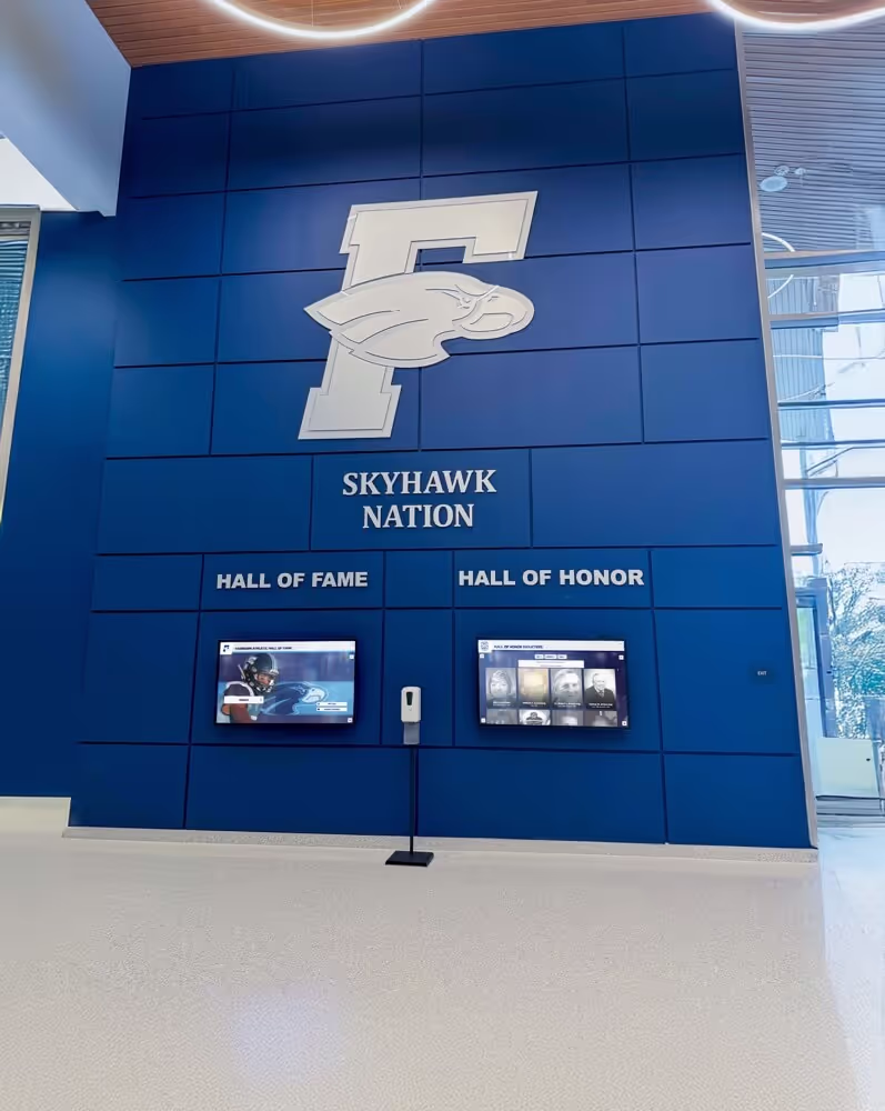 Fairborn High School - Wall of Fame Installation